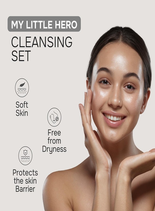 De:maf Welcome Kit Cleansing Set – Gentle Cleansing Trio with Travel Pouch | Olive Oil, Milk, and Rice Foam Cleansers for All Skin Types - Image 2